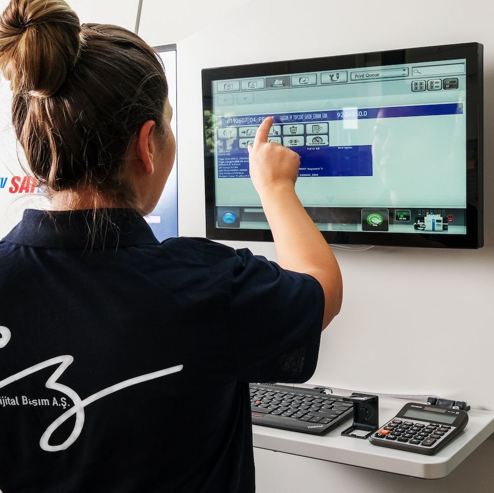 Dijital Baskı fabrika 3434