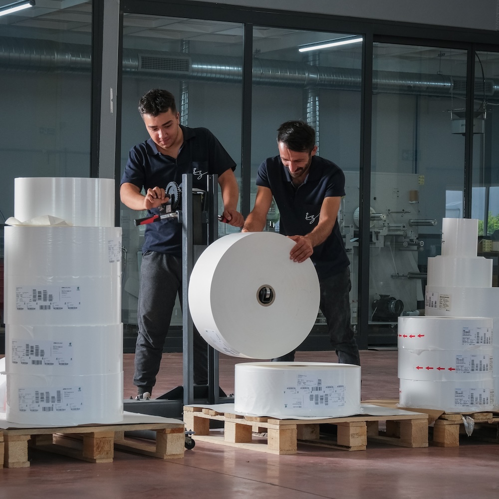 Etiket bölümü fabrika